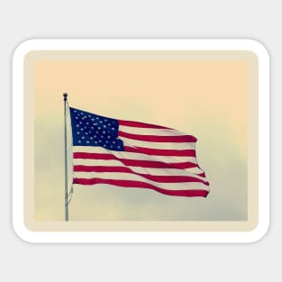 American Flag Sticker